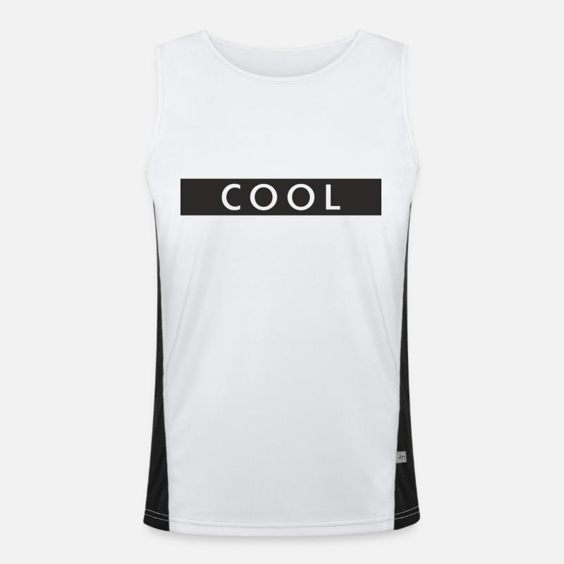 COOL Funktionelles Kontrast-Tank Top für Männer 