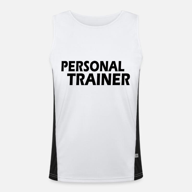Personal trainer Débardeur respirant contrasté Homme 