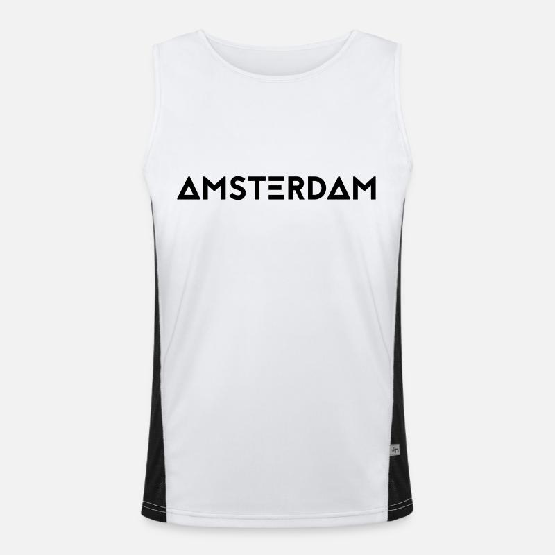 AMSTERDAM Funktionelles Kontrast-Tank Top für Männer 
