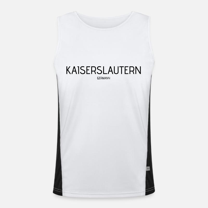 Kaiserslautern Funktionelles Kontrast-Tank Top für Männer 