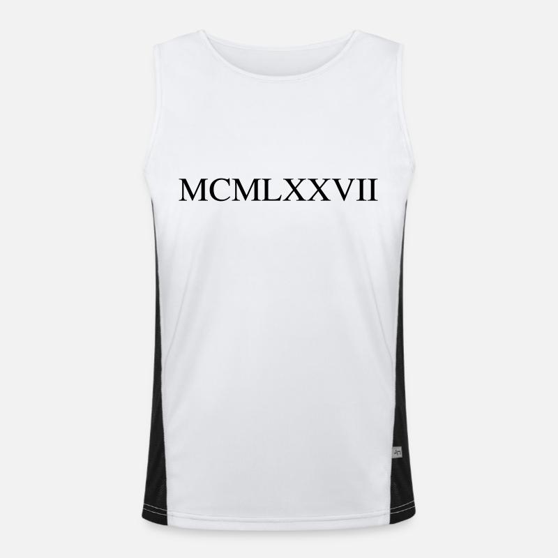 1977 Men's Functional Contrast Tank Top 