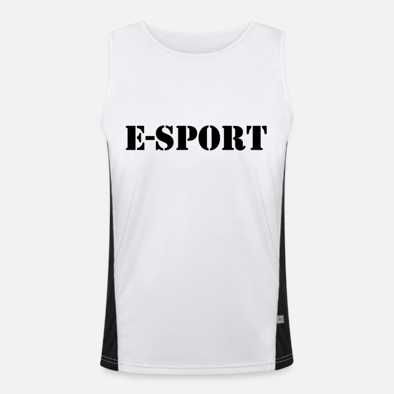 E-Sport Funktionelles Kontrast-Tank Top für Männer 