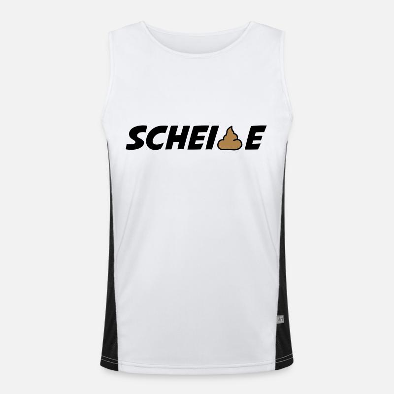 scheisse Funktionelles Kontrast-Tank Top für Männer 