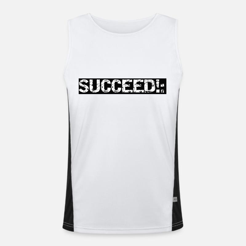 SUCCEED!: Funktionelles Kontrast-Tank Top für Männer 