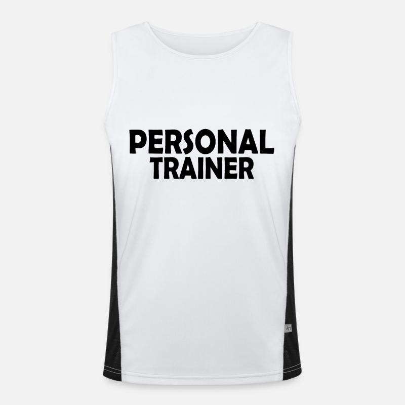 Personal trainer Men's Functional Contrast Tank Top 