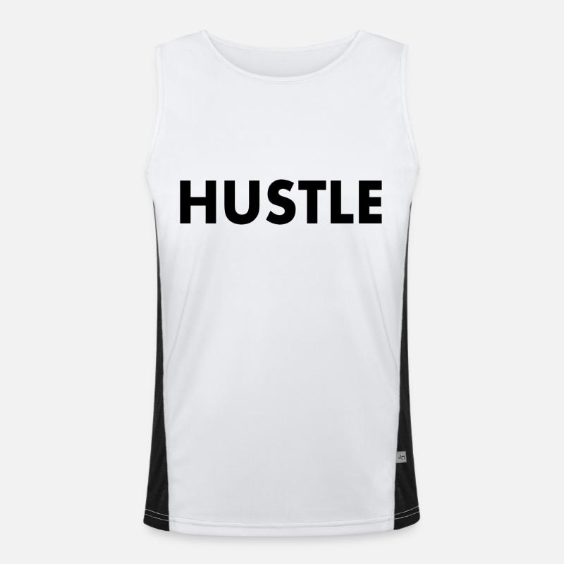 Hustle Funktionelles Kontrast-Tank Top für Männer 