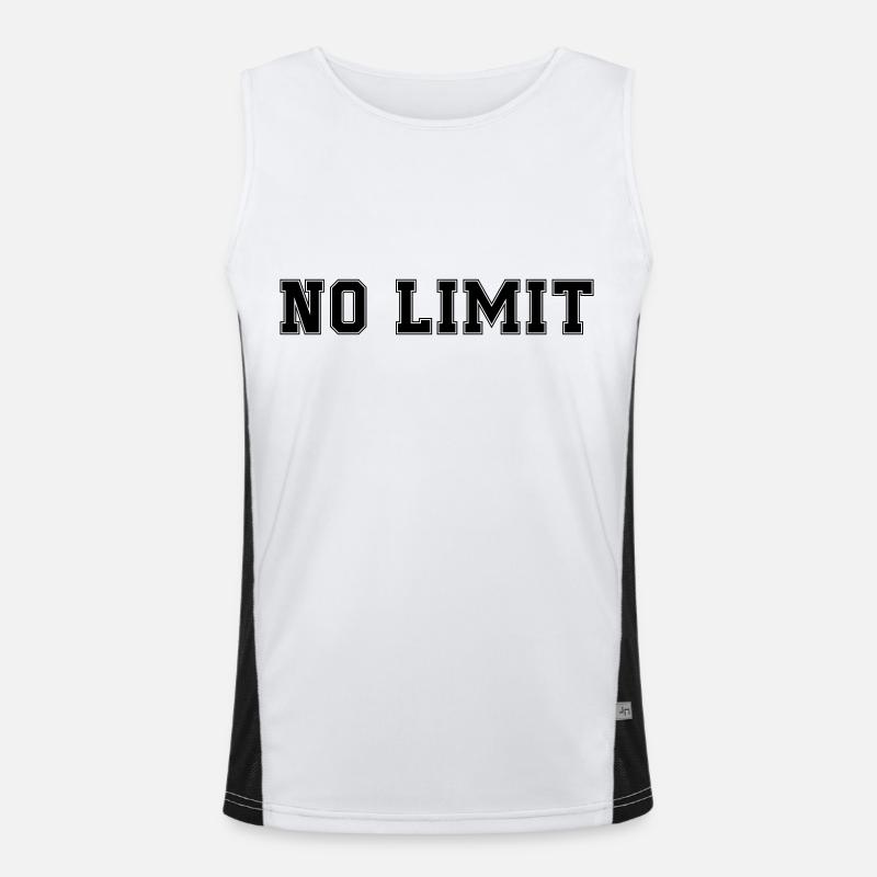 Pas de limite Débardeur respirant contrasté Homme 