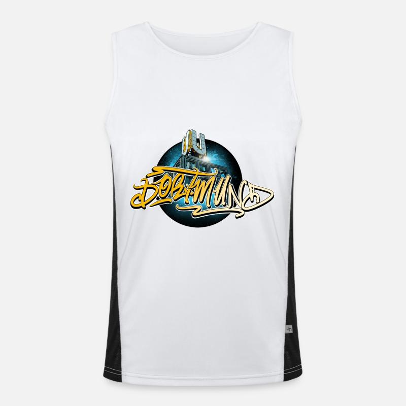 Dortmund Men's Functional Contrast Tank Top 