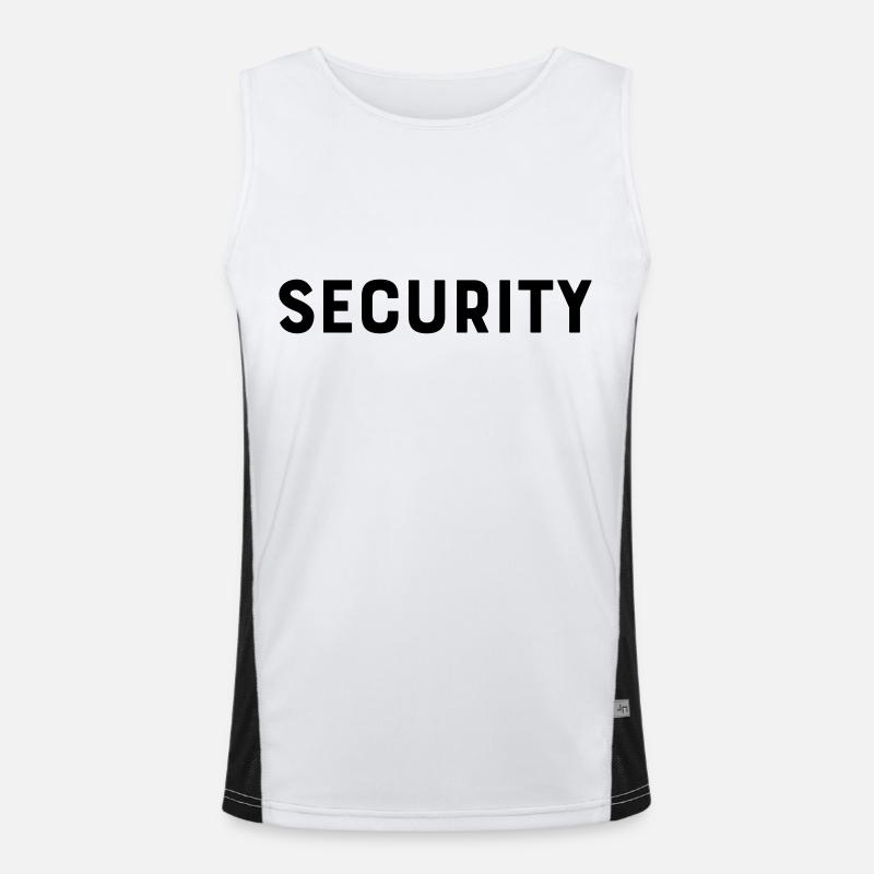 Security Funktionelles Kontrast-Tank Top für Männer 