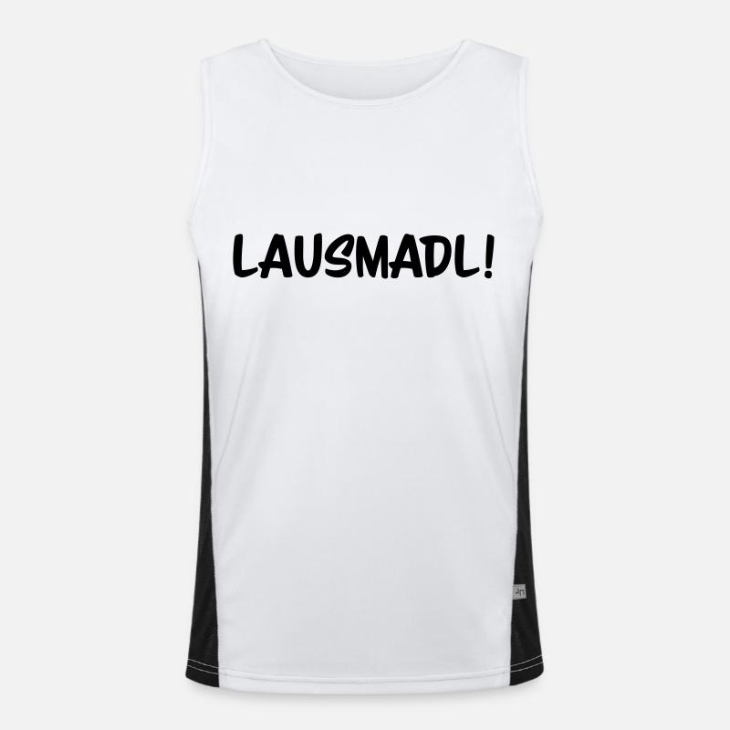 Lausmadl Funktionelles Kontrast-Tank Top für Männer 