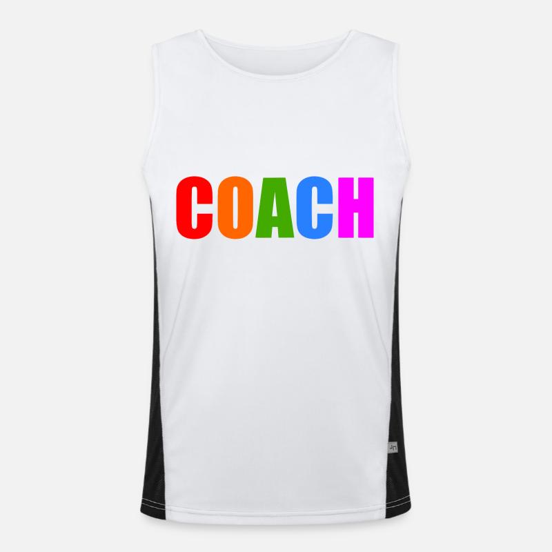 Coach Débardeur respirant contrasté Homme 