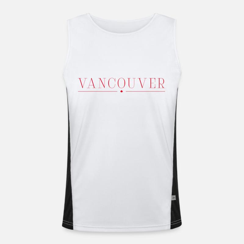 Vancouver Kanada Funktionelles Kontrast-Tank Top für Männer 