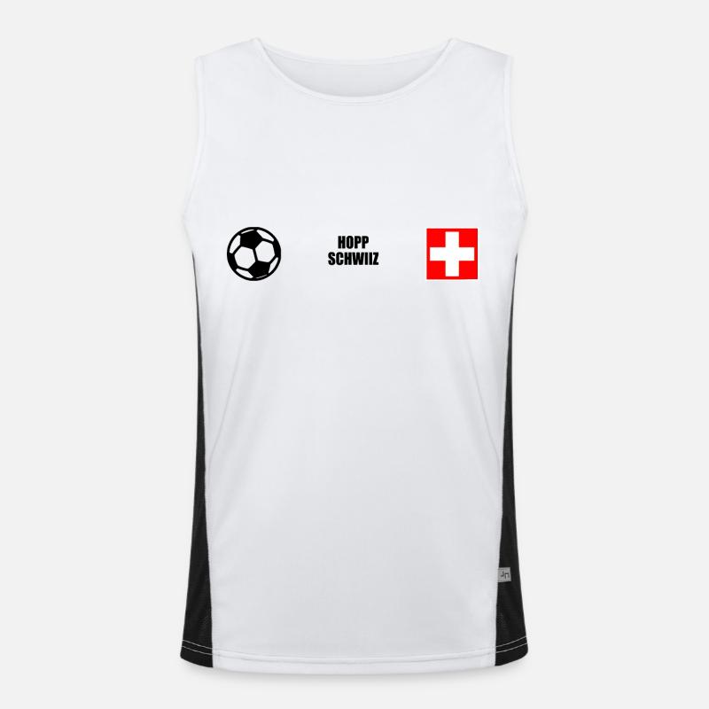 Switzerland Men's Functional Contrast Tank Top 