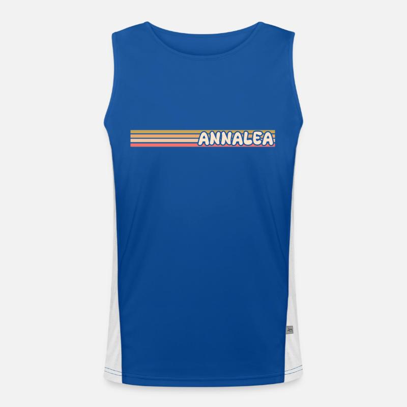 Annalea als Style Funktionelles Kontrast-Tank Top für Männer 