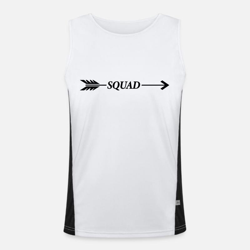 Squad Arrow Men's Functional Contrast Tank Top 
