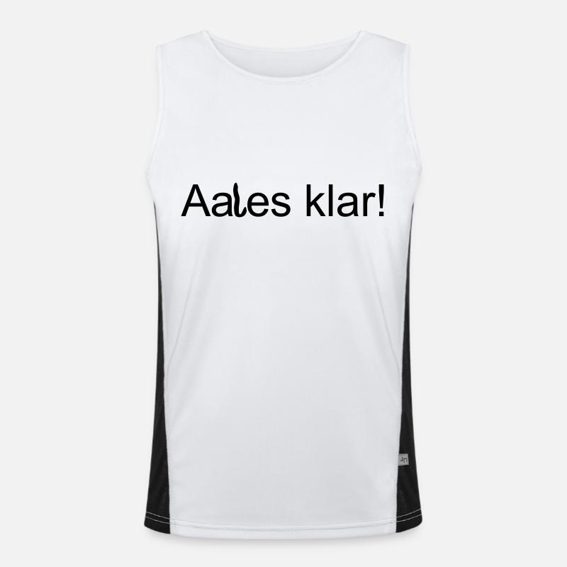 Aales klar Funktionelles Kontrast-Tank Top für Männer 