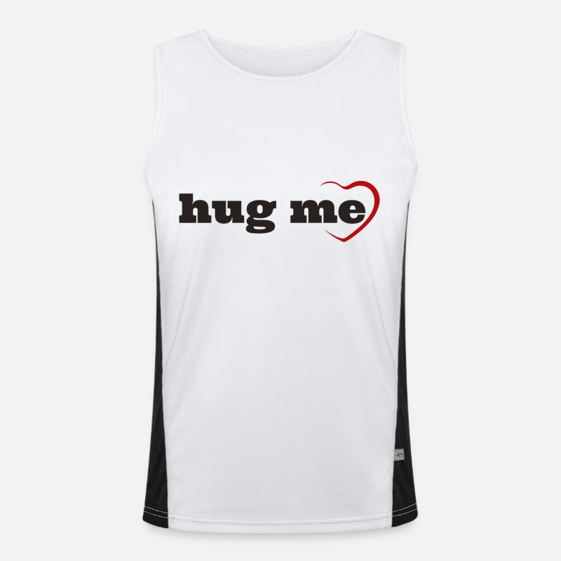 Hug me Men's Functional Contrast Tank Top 