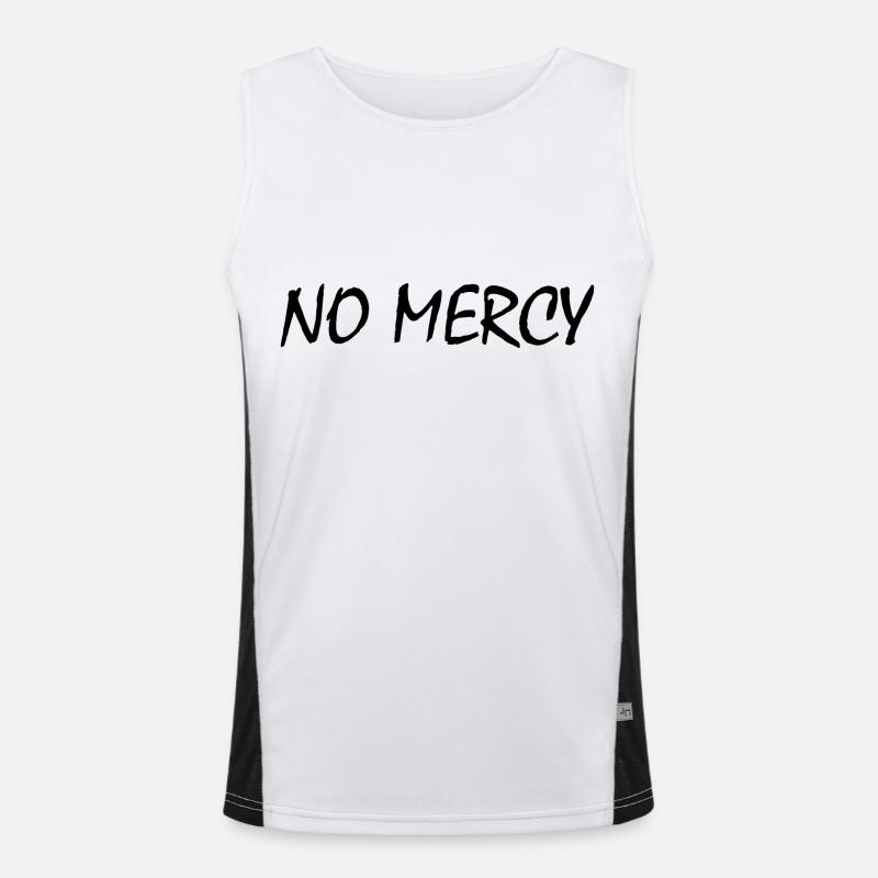 No mercy Men's Functional Contrast Tank Top 