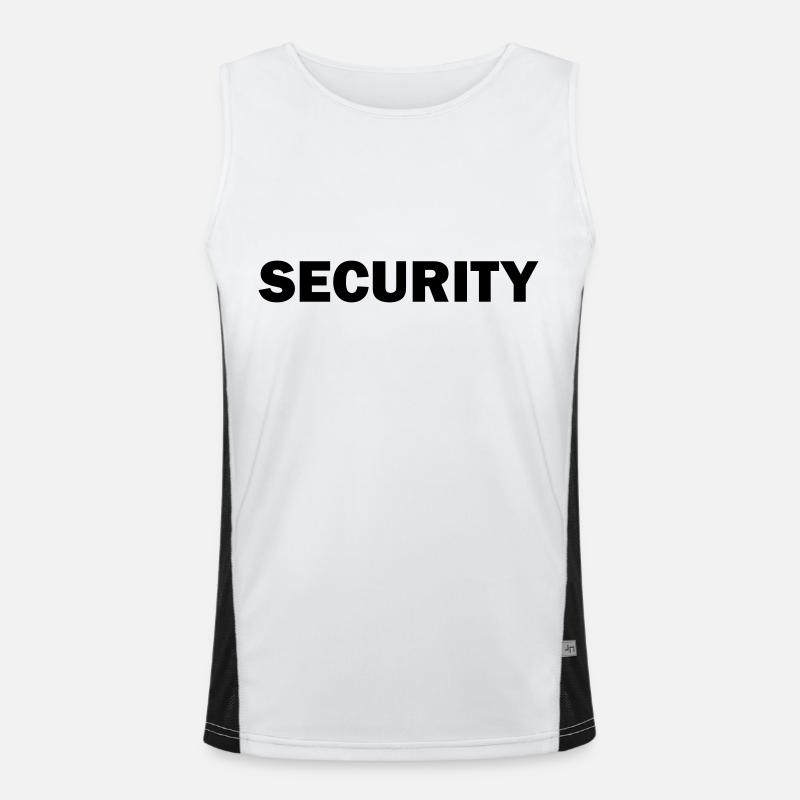 Security Funktionelles Kontrast-Tank Top für Männer 