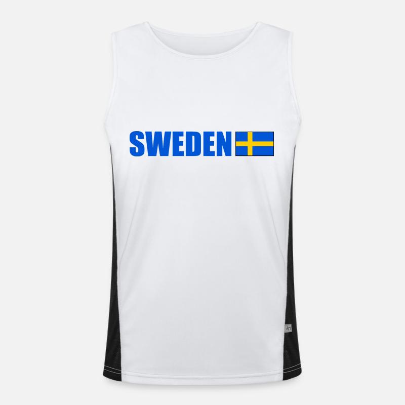 Sweden Débardeur respirant contrasté Homme 