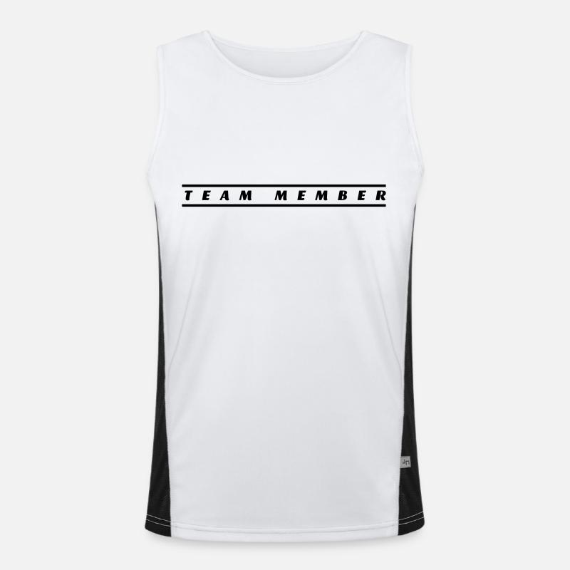 Team Member Men's Functional Contrast Tank Top 
