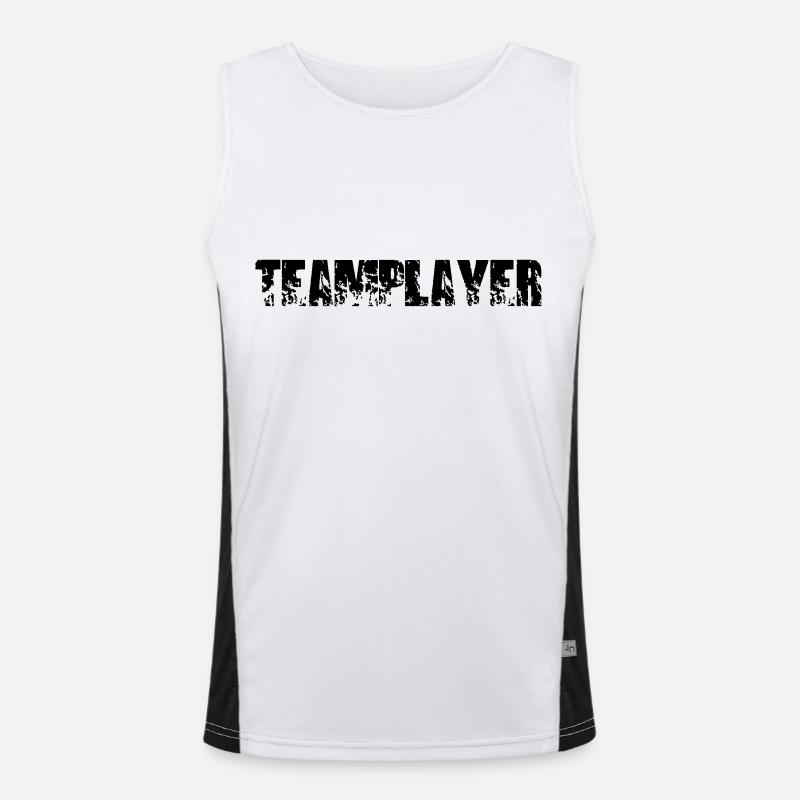 teamplayer Funktionelles Kontrast-Tank Top für Männer 