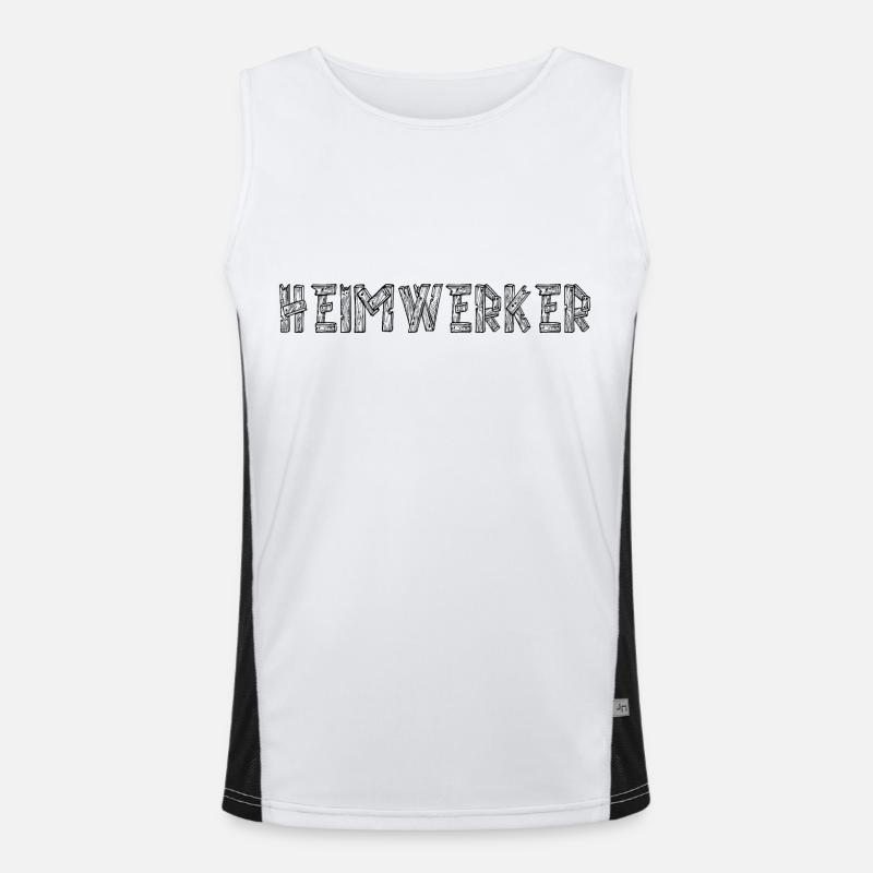 Heimwerker Funktionelles Kontrast-Tank Top für Männer 