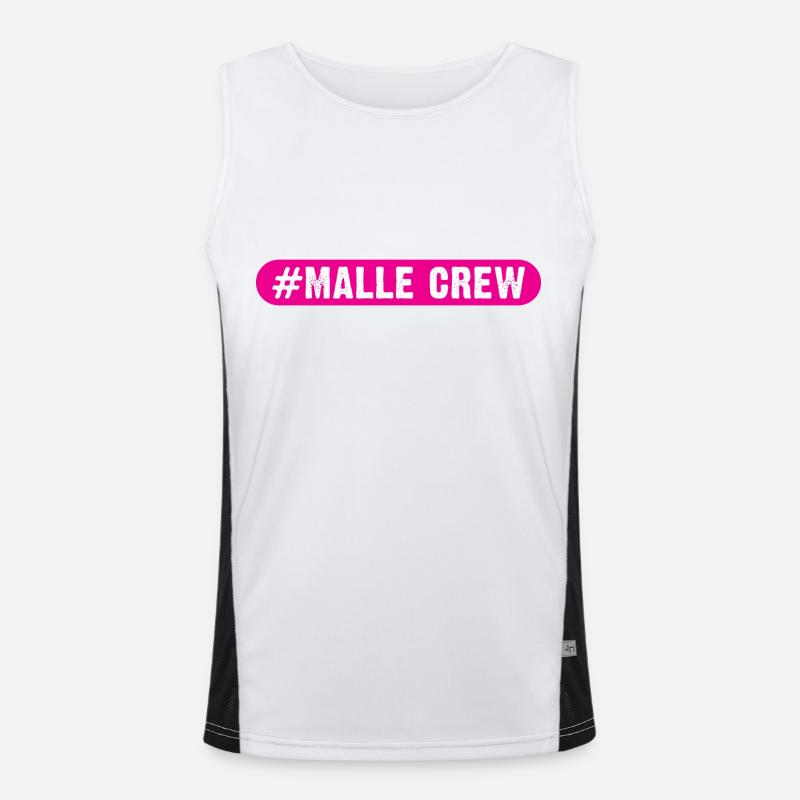 Ibiza Crew Funktionelles Kontrast-Tank Top für Männer 