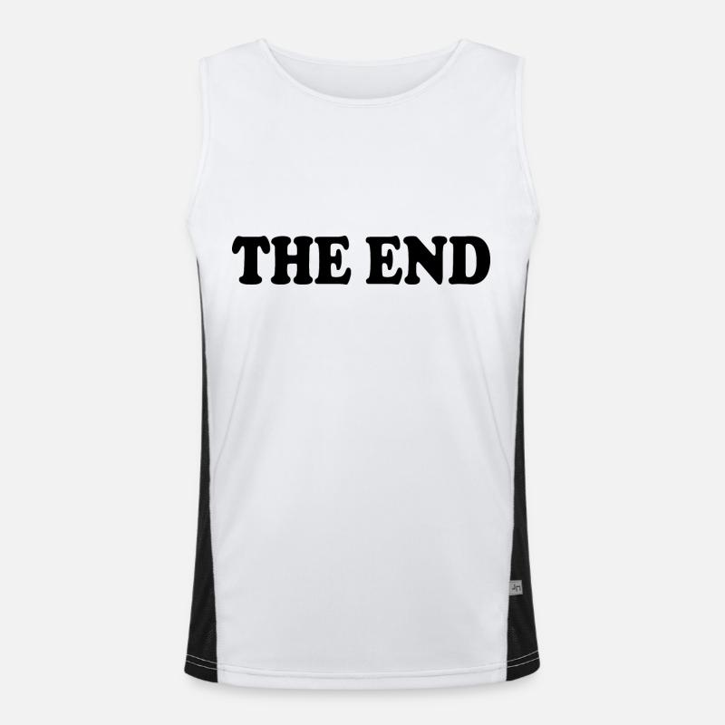 The end Funktionelles Kontrast-Tank Top für Männer 