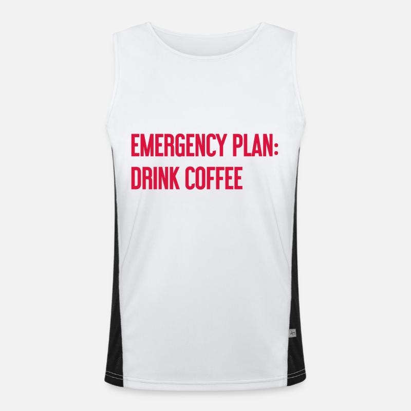 Plan d’urgence pour le café Débardeur respirant contrasté Homme 