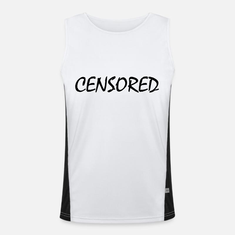 censored Men's Functional Contrast Tank Top 