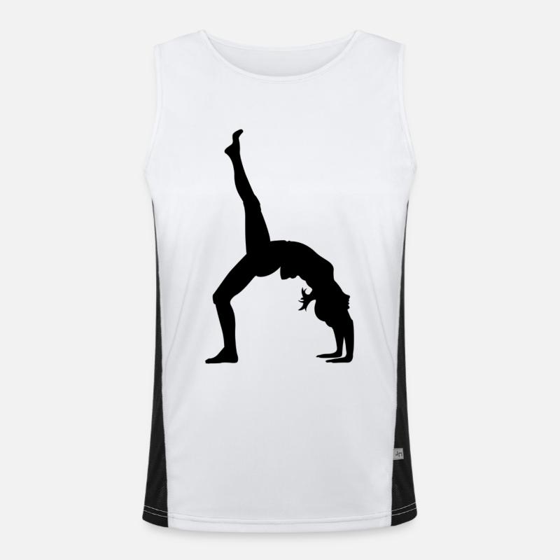 Gymnastics dancer Men's Functional Contrast Tank Top 