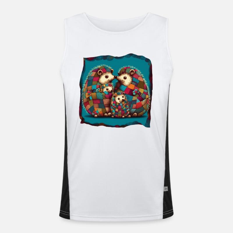 Famille HedgeWork Débardeur respirant contrasté Homme 