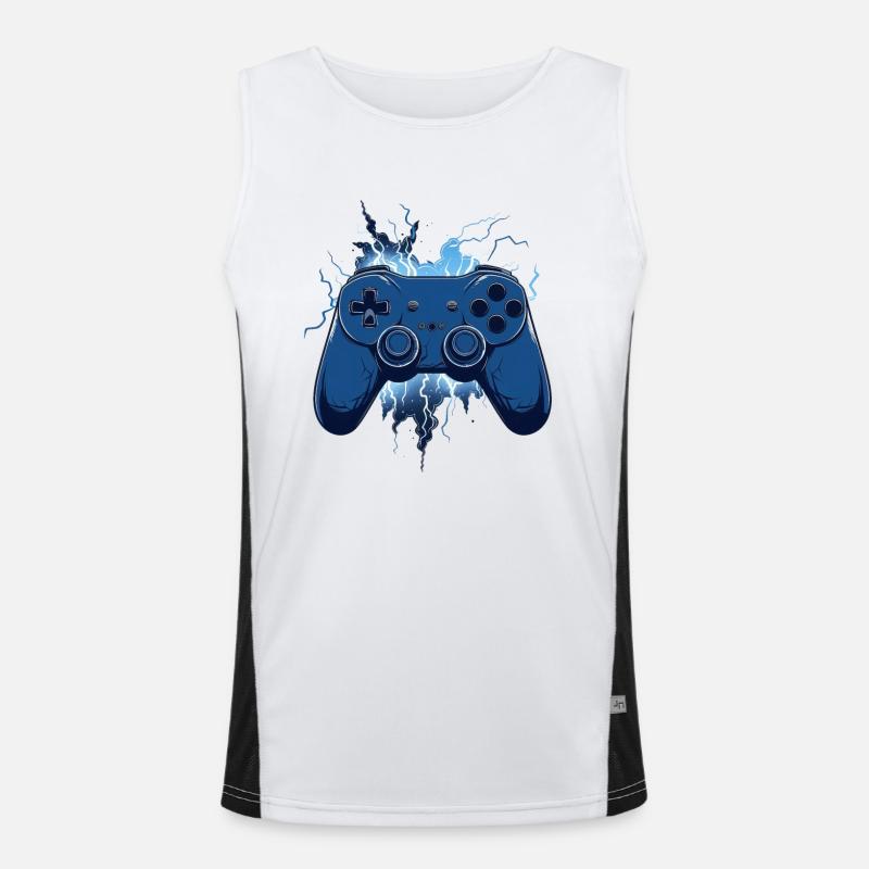 Gaming Controllers Men's Functional Contrast Tank Top 