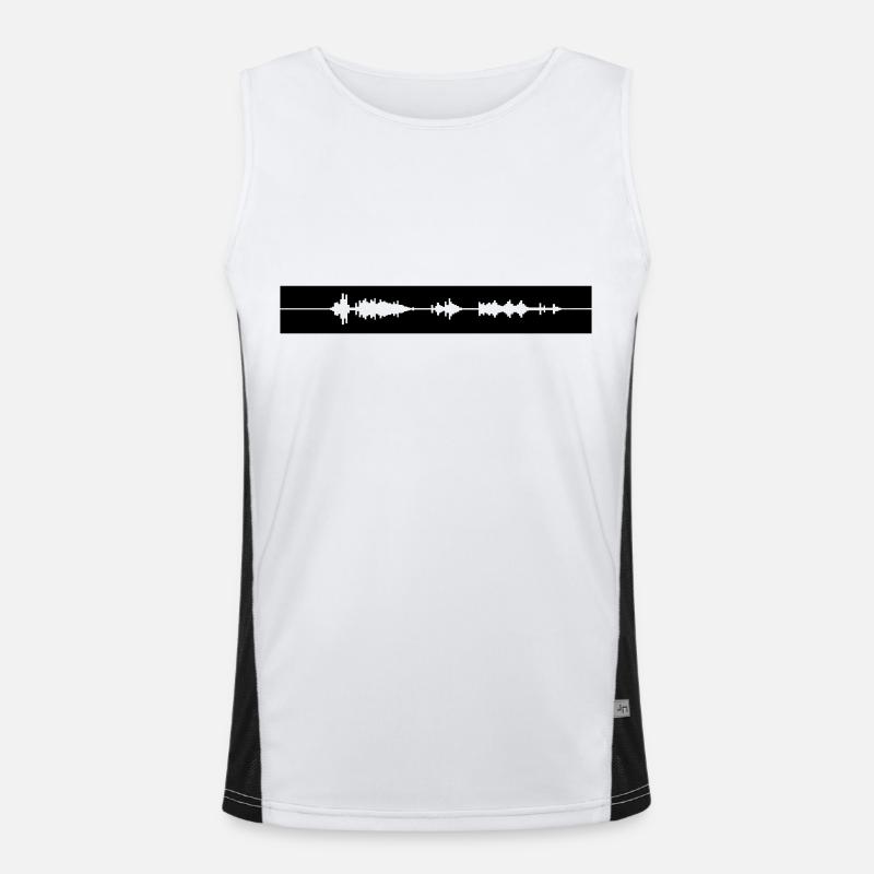 DUBSTEP,ELECTRO,MINIMAL,TECHNO,TANZEN,MUSIK,EDM Funktionelles Kontrast-Tank Top für Männer 