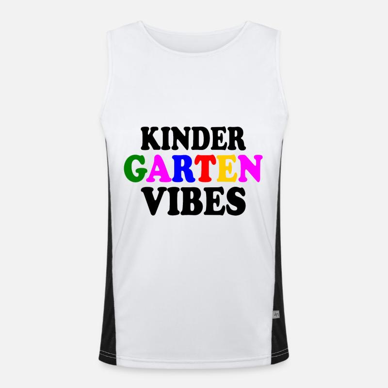 kindergarten vibes Débardeur respirant contrasté Homme 