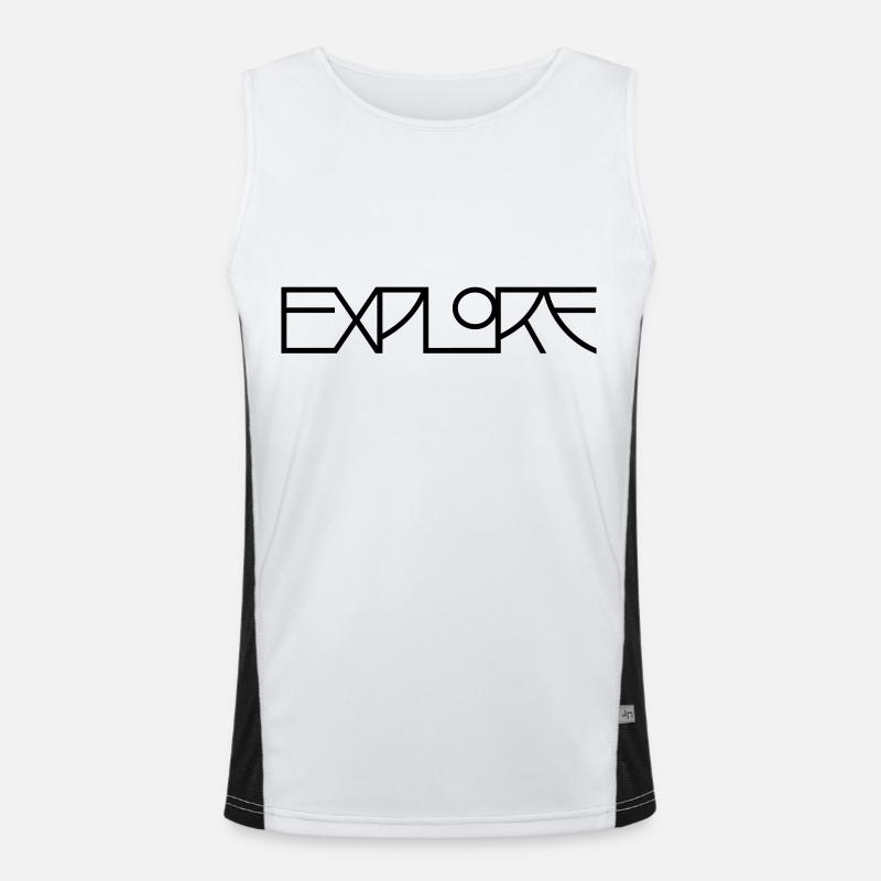Explore Men's Functional Contrast Tank Top 