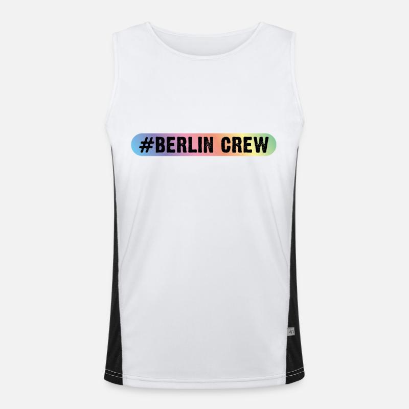 Berlin Crew Men's Functional Contrast Tank Top 