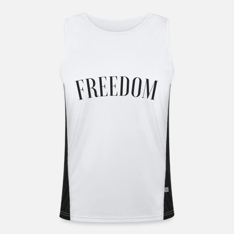 Freedom Funktionelles Kontrast-Tank Top für Männer 