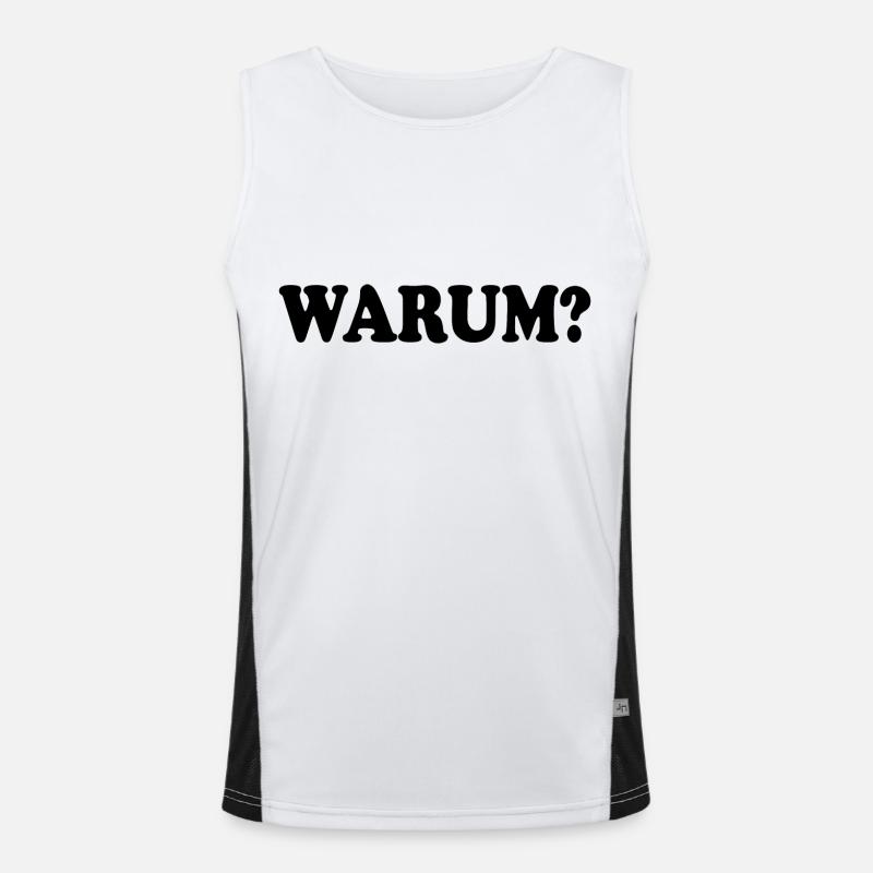 Why Men's Functional Contrast Tank Top 