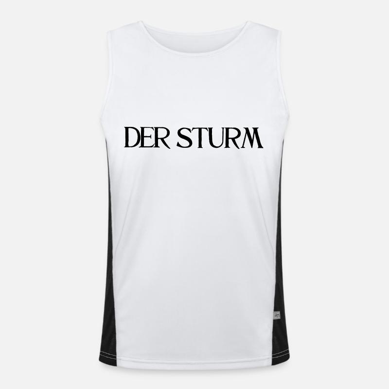 Der Sturm Funktionelles Kontrast-Tank Top für Männer 
