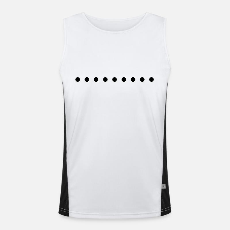 punkte Funktionelles Kontrast-Tank Top für Männer 