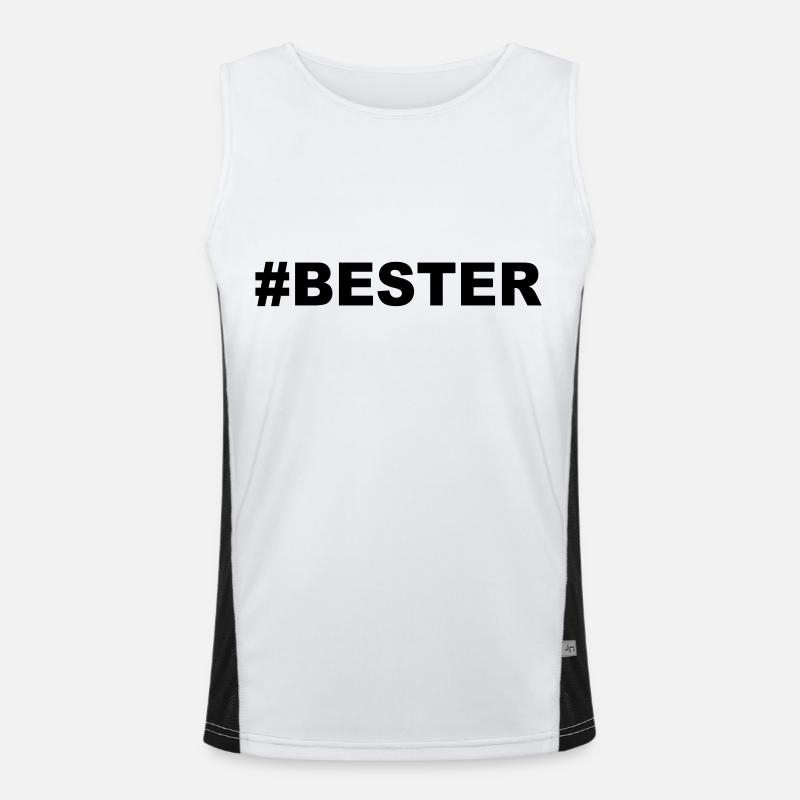 BESTER Funktionelles Kontrast-Tank Top für Männer 
