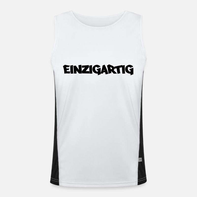 einzigartig Funktionelles Kontrast-Tank Top für Männer 