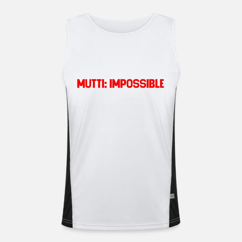 Mutti Impossible Funktionelles Kontrast-Tank Top für Männer 