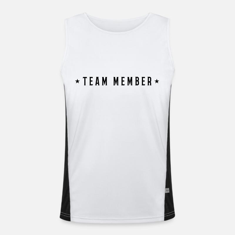 Team Member Men's Functional Contrast Tank Top 