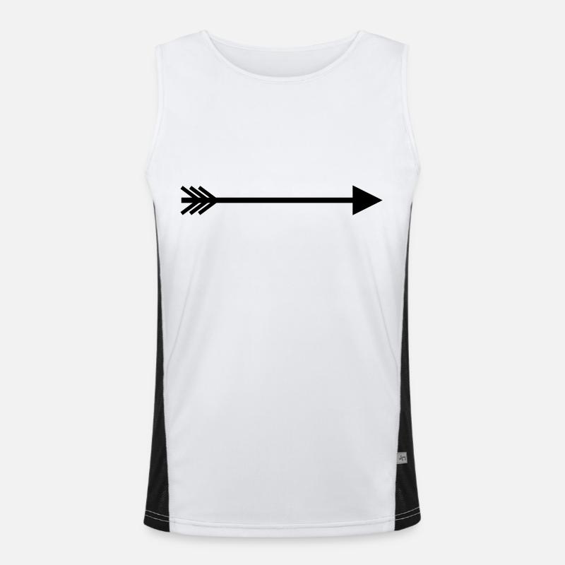 Right arrow Men's Functional Contrast Tank Top 