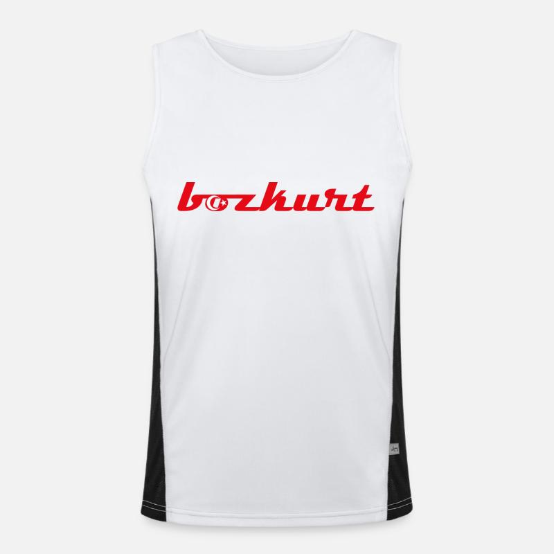 Banks - Men's Functional Contrast Tank Top - white/black