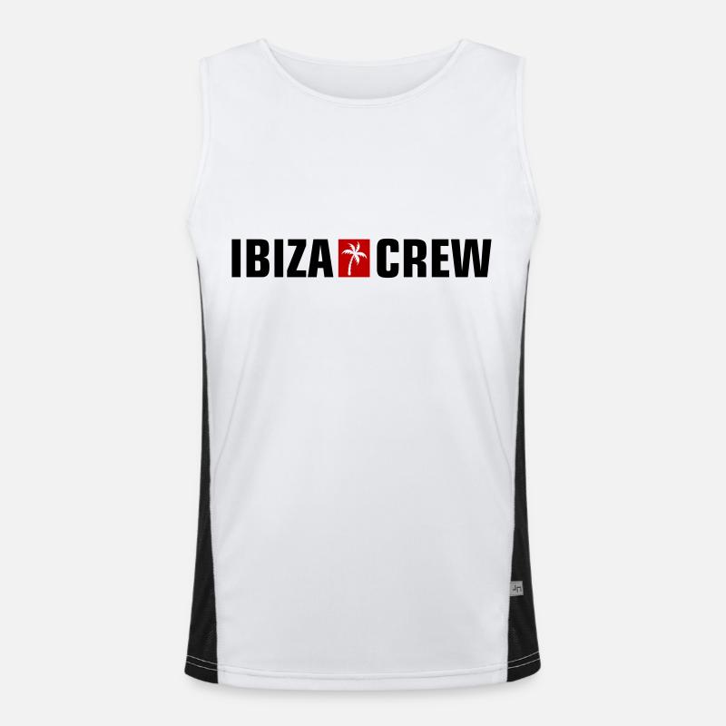 Ibiza Crew Funktionelles Kontrast-Tank Top für Männer 