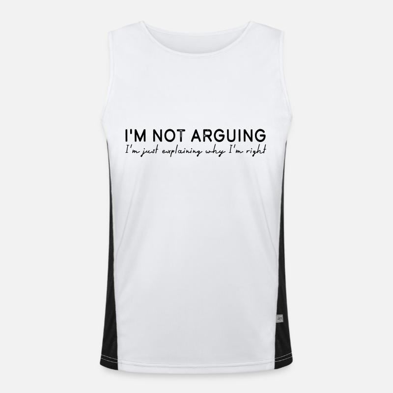 I'm not arguing Men's Functional Contrast Tank Top 